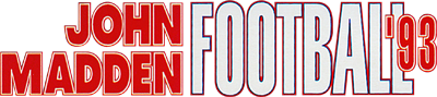 John Madden Football logo for Sega Genesis